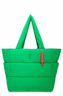 Quinn Textured Nylon Tote