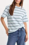 Good American The Overized Stripe T-Shirt
