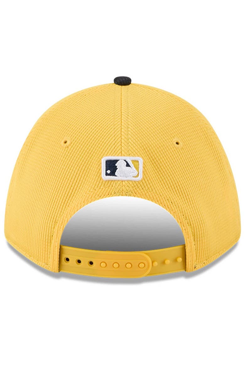 New Era Men's New Era Yellow/Black Minnesota Twins City Connect Batting Practice 9FORTY M-Crown Adjustable Hat, Alternate, color, Yellow