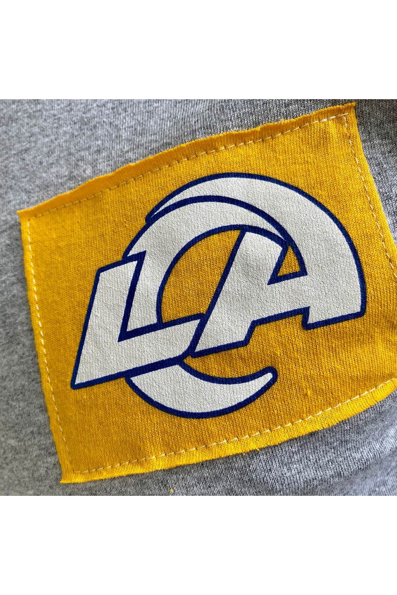 Men's Refried Apparel Gray Los Angeles Rams Sustainable Angle Long Sleeve T-Shirt, Alternate, color, Gray