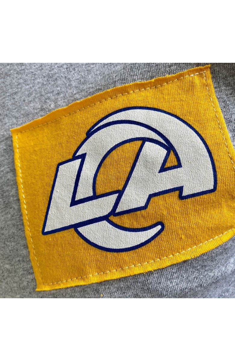 REFRIED APPAREL Men's Refried Apparel Gray Los Angeles Rams Sustainable Angle Long Sleeve T-Shirt, Alternate, color, Gray