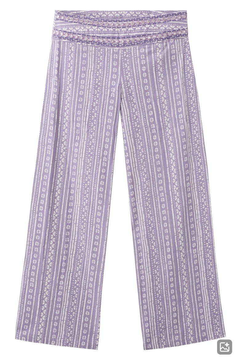 Print Wide Leg Pants, Main, color, LIGHT/ PASTEL PURPLE