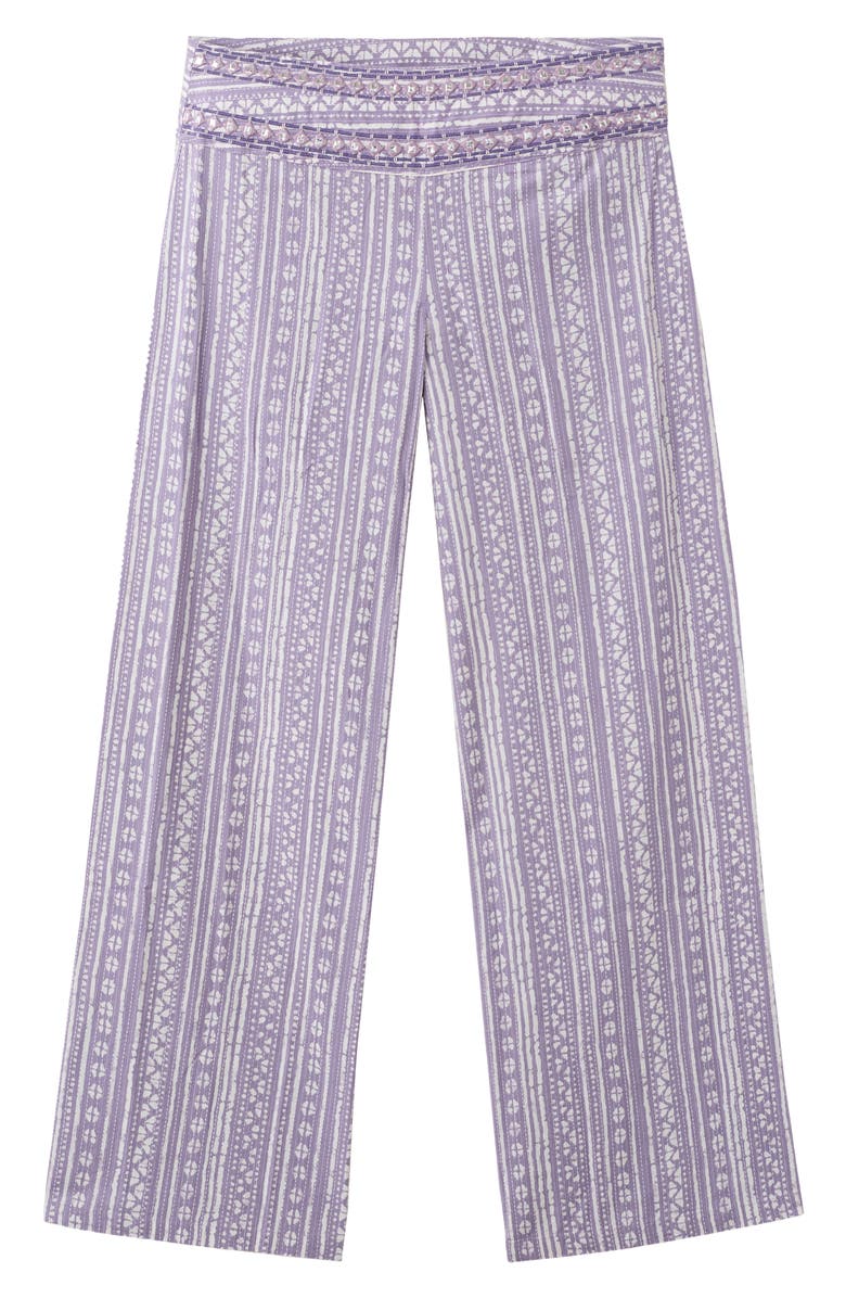 MANGO TEEN Print Wide Leg Pants, Main, color,