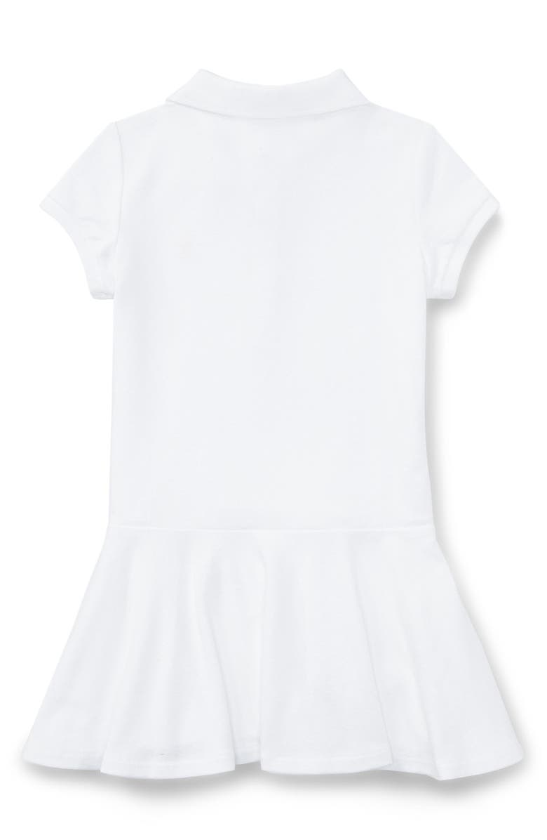 Polo Ralph Lauren Kids' Cotton Piqué Polo Dress, Alternate, color, White