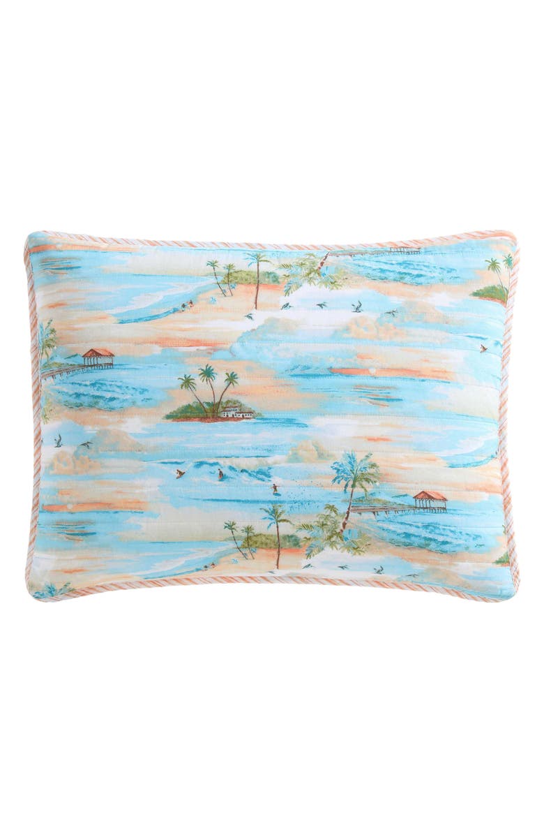 Tommy Bahama Bon Voyage Quilt & Pillow Sham Set, Alternate, color, Blue