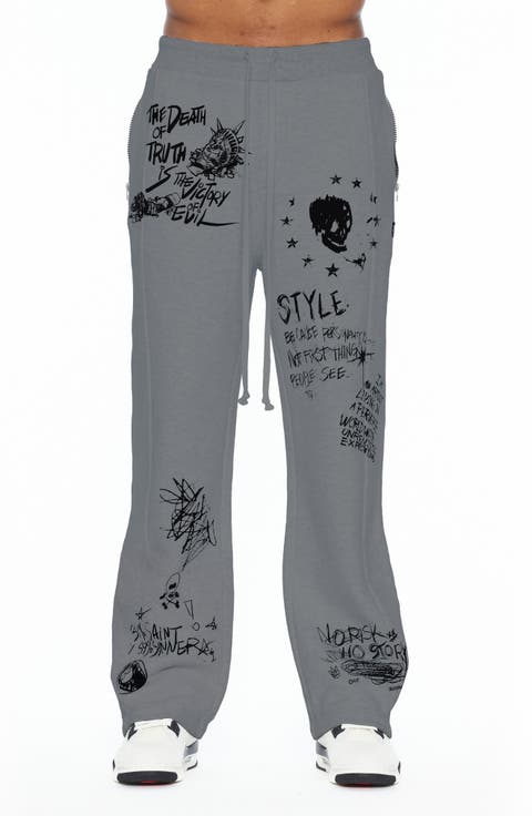 Graphic French Terry Sweatpants