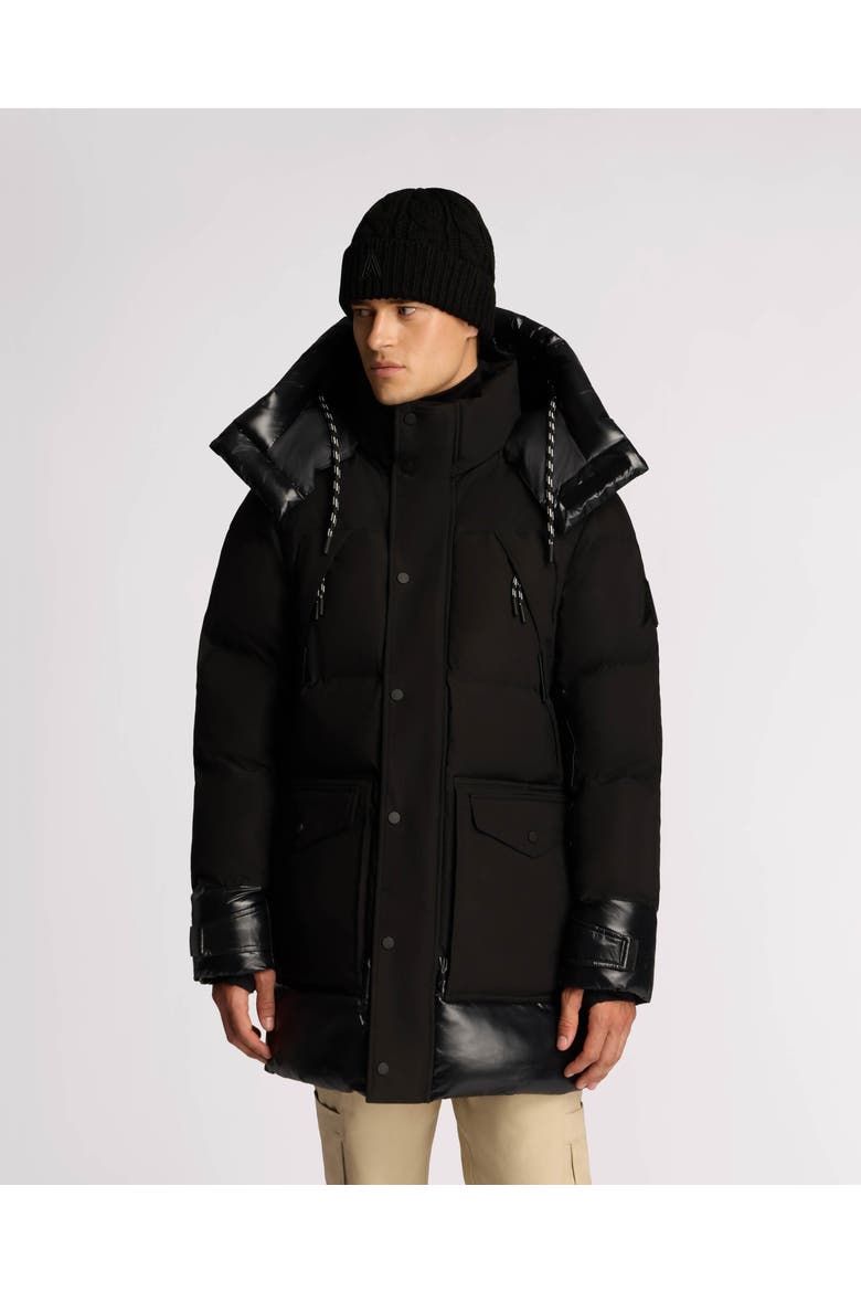 Verenfeld Heavyweight Puff Parka with Removable Hood, Main, color, Black