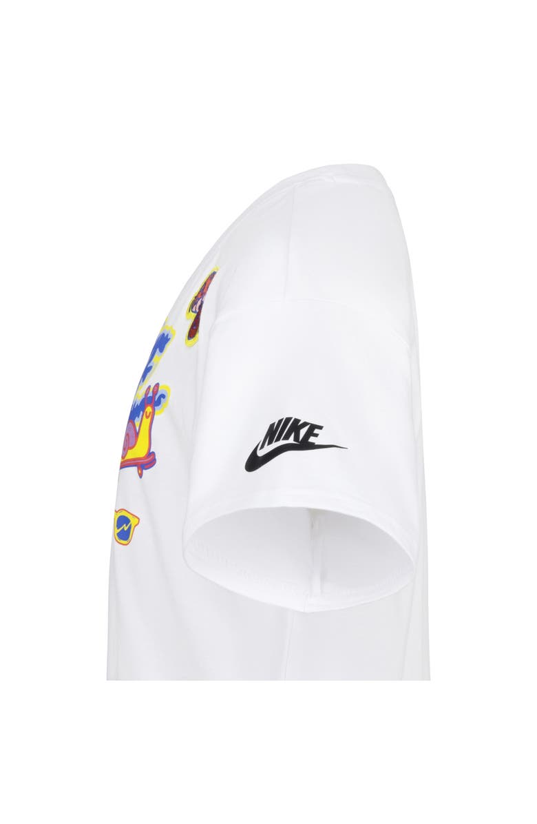 Nike Kids' Appliqué Graphic T-Shirt, Alternate, color, White