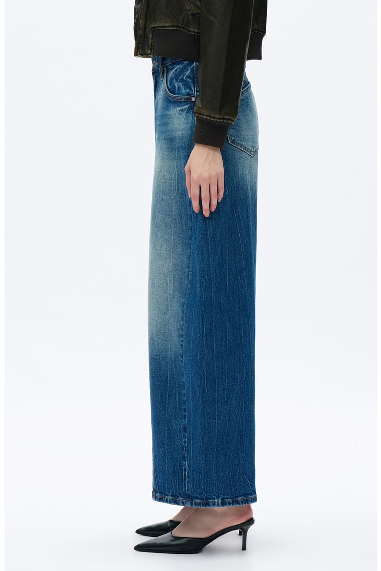 Mid Rise Wide Barrel Jeans, Alternate, color, RETRO MEDIUM BLUE