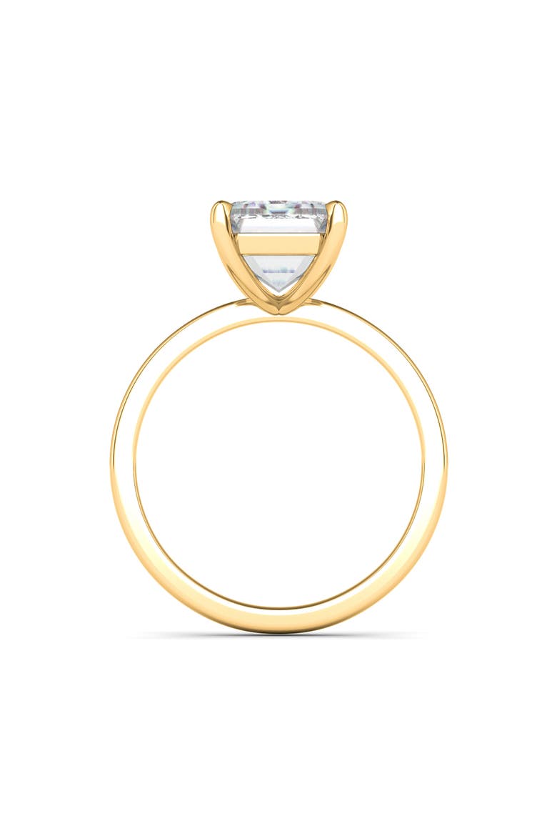 Radiant Cut Lab Created Diamond Ring, Alternate, color, 18K YELLOW GOLD