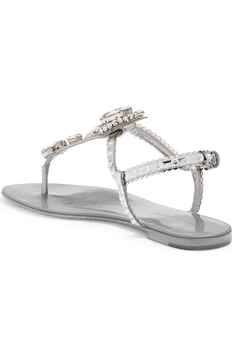 Dolce&Gabbana Jeweled Thong Sandal, Alternate, color,