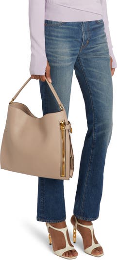TOM FORD Small Alix Grain Leather Hobo Bag | Nordstrom TOM FORD Small Alix Grain Leather Hobo Bag | Nordstrom