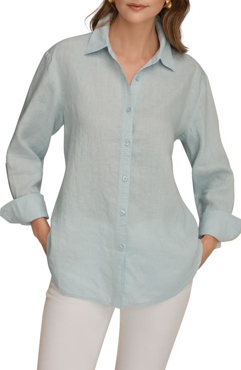 Linen Button-Up Shirt