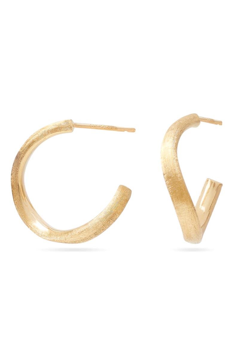 Marco Bicego Jaipur Collection Hoop Earrings, Alternate, color, Yellow Gold