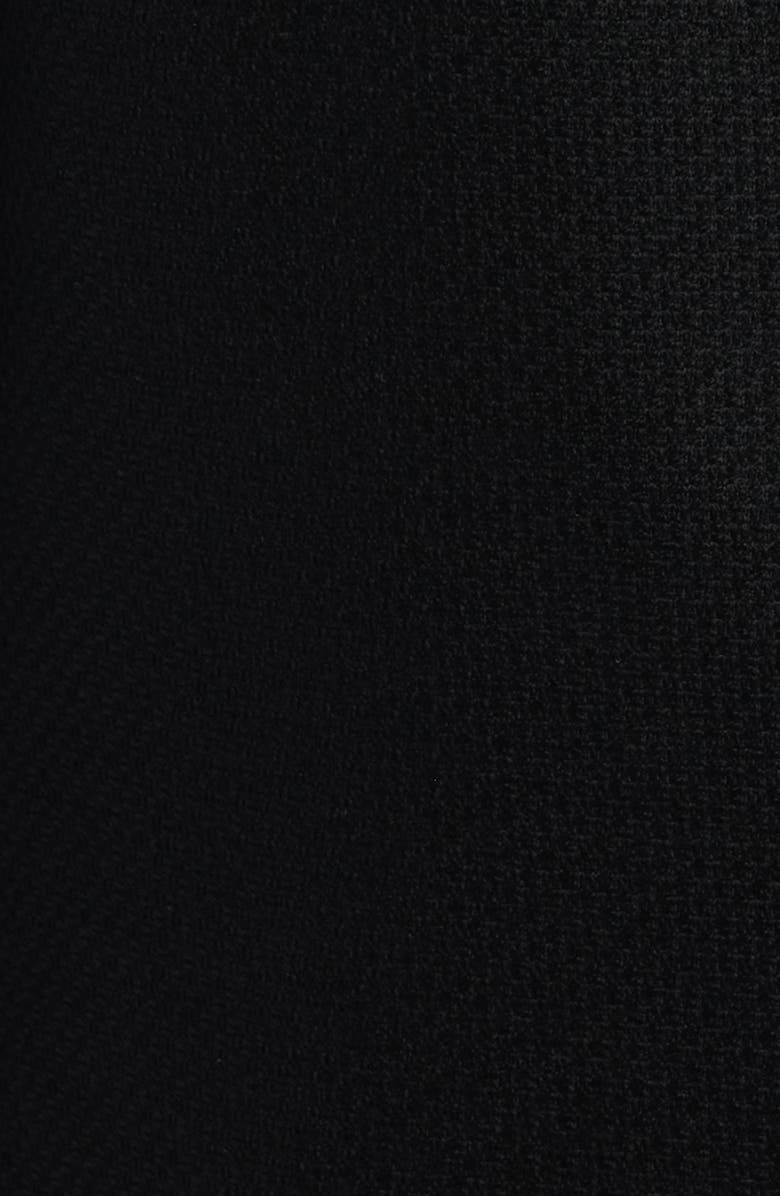 BOSS Hutson Slim Fit Textured Black Wool Sport Coat, Alternate, color, Black