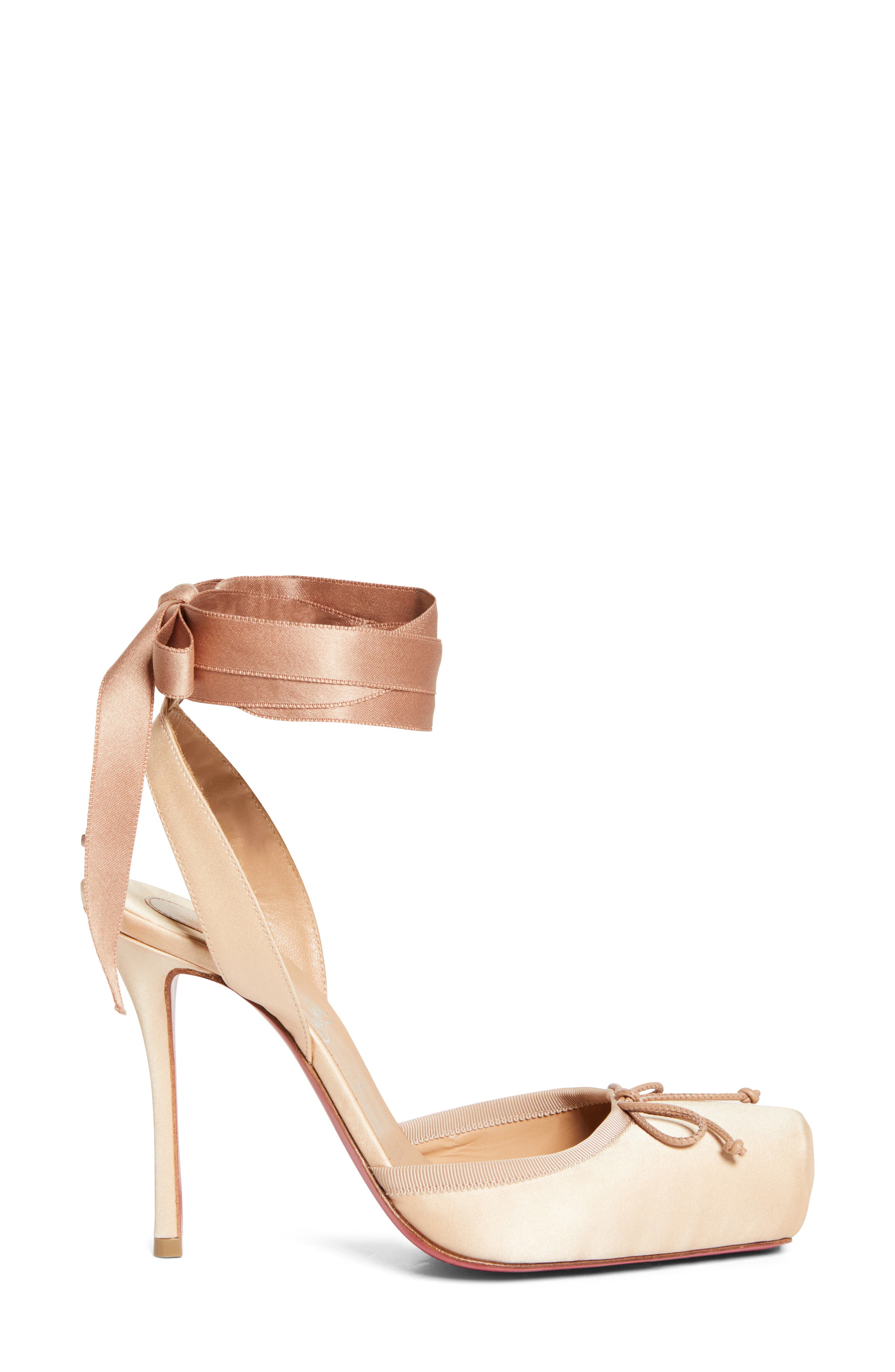Cassia Lace-Up Slingback Pump, Alternate, color, BLUSH/ LIN BLUSH