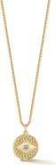 GLAZE JEWELRY Cubic Zirconia Medallion Pendant Necklace