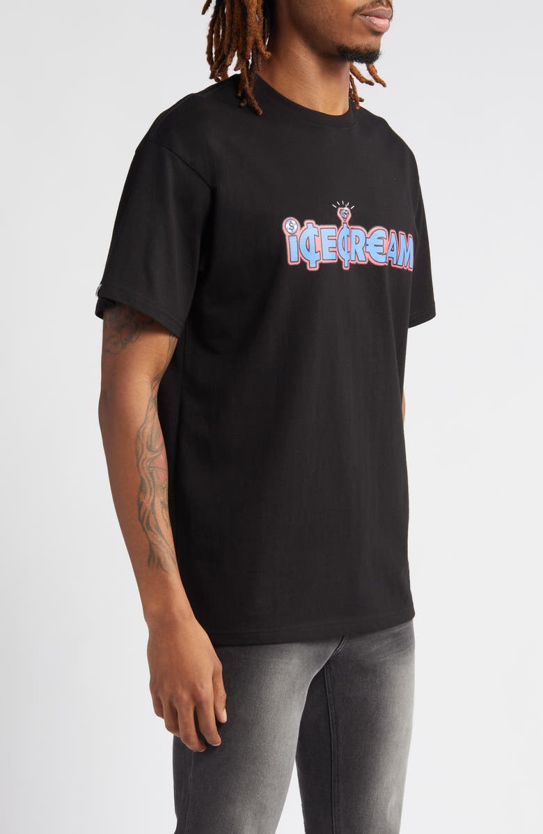 ICECREAM Word Graphic T-Shirt, Alternate, color, 