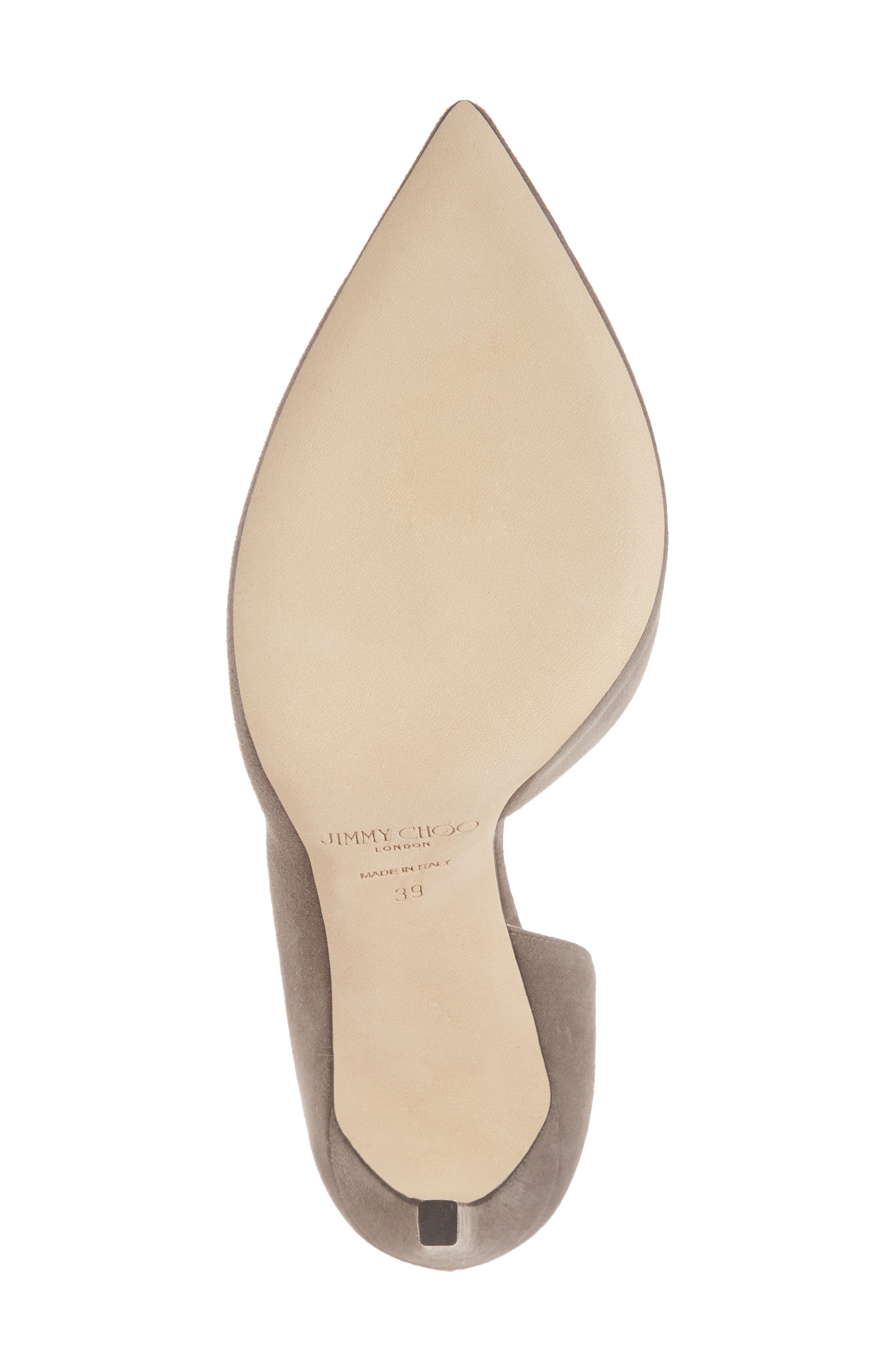 Sophia Half D'Orsay Pump, Alternate, color, DARK GREY