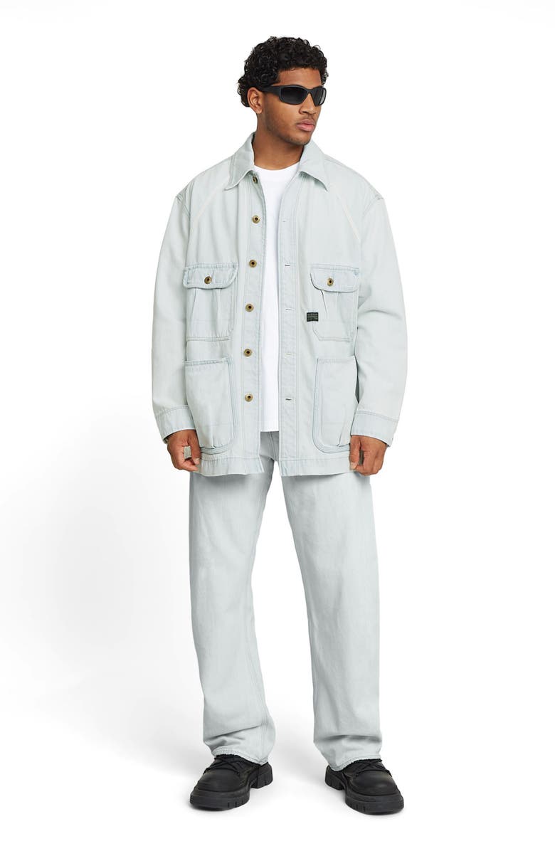 G-STAR Bend 3D Loose Fit Jeans, Alternate, color, Beached Faded Clifton Blue