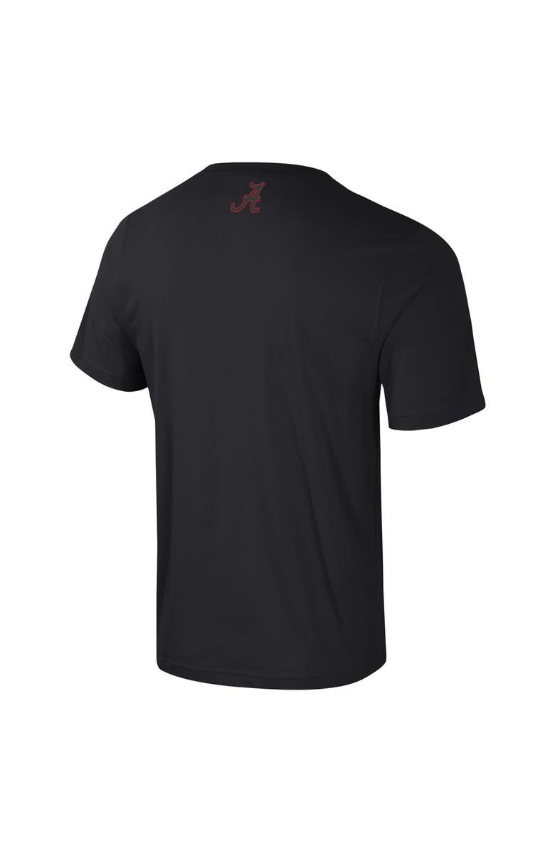 COLOSSEUM Men's Colosseum Black Alabama Crimson Tide Color Pop Active Blend T-Shirt, Alternate, color, 