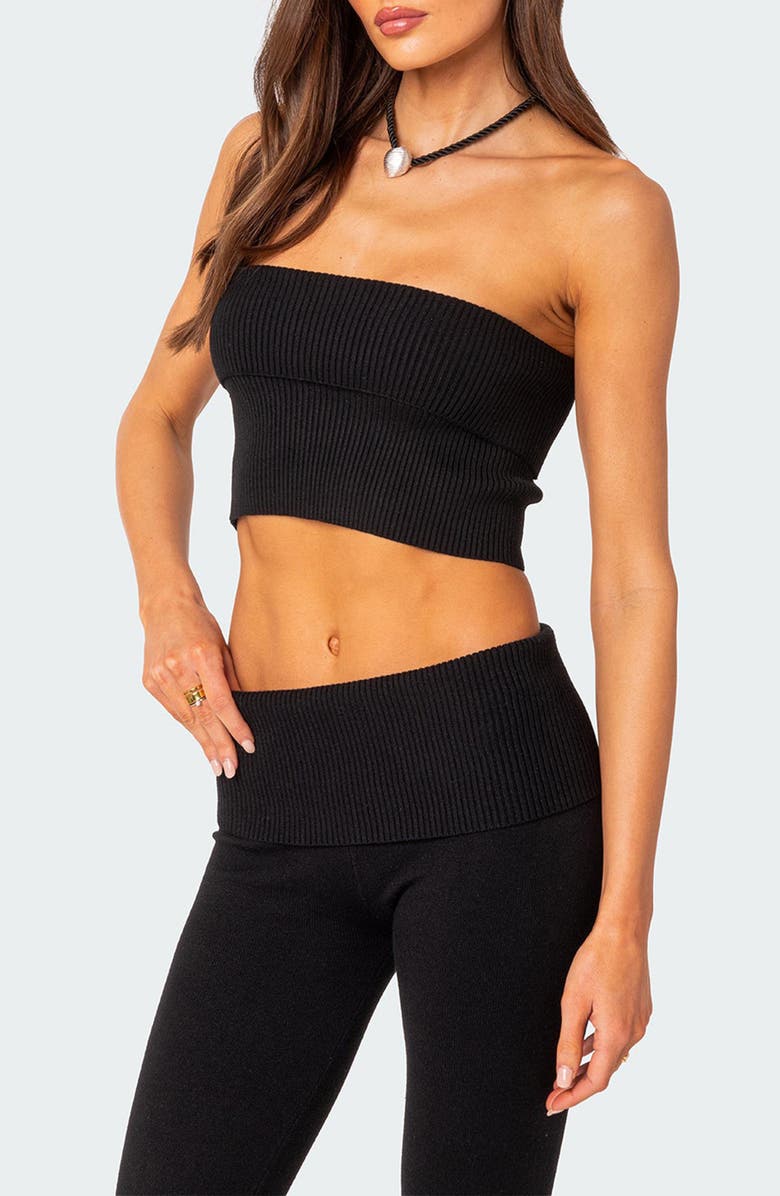EDIKTED Desiree Rib Tube Top, Alternate, color,