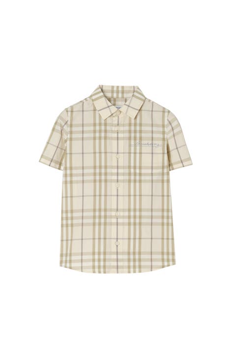 Check Cotton Shirt