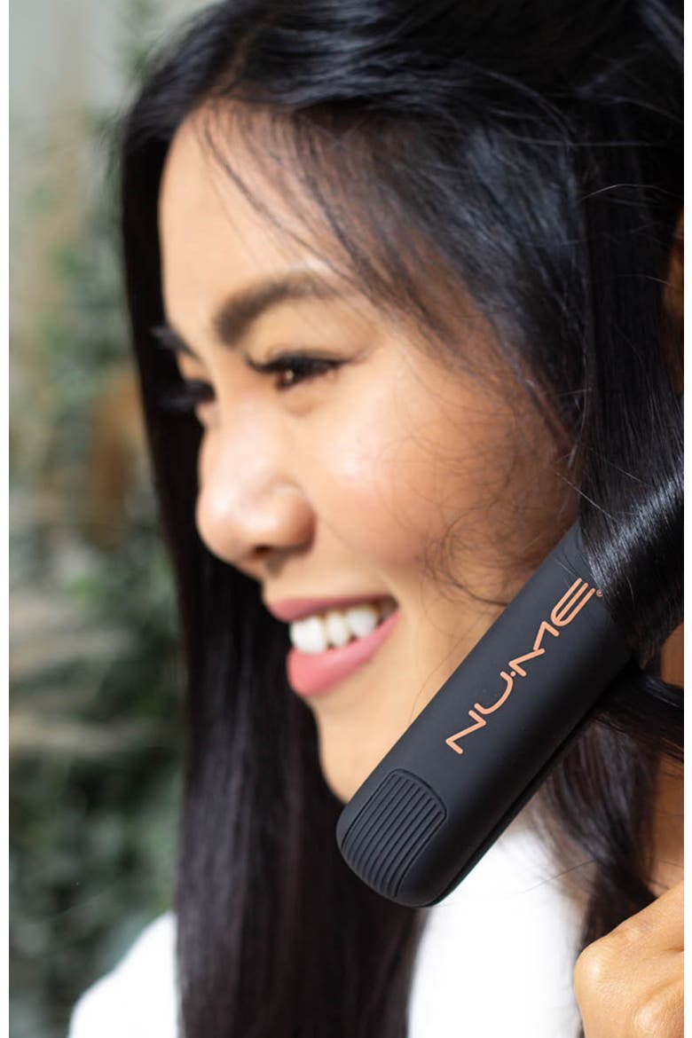 Megastar Flat Iron | 1-inch Tourmaline Hair Straightener, Alternate, color, Black / RoseGold