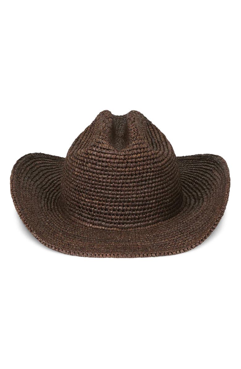 Lack of Color Raffia Cowboy Hat, Alternate, color, Coco
