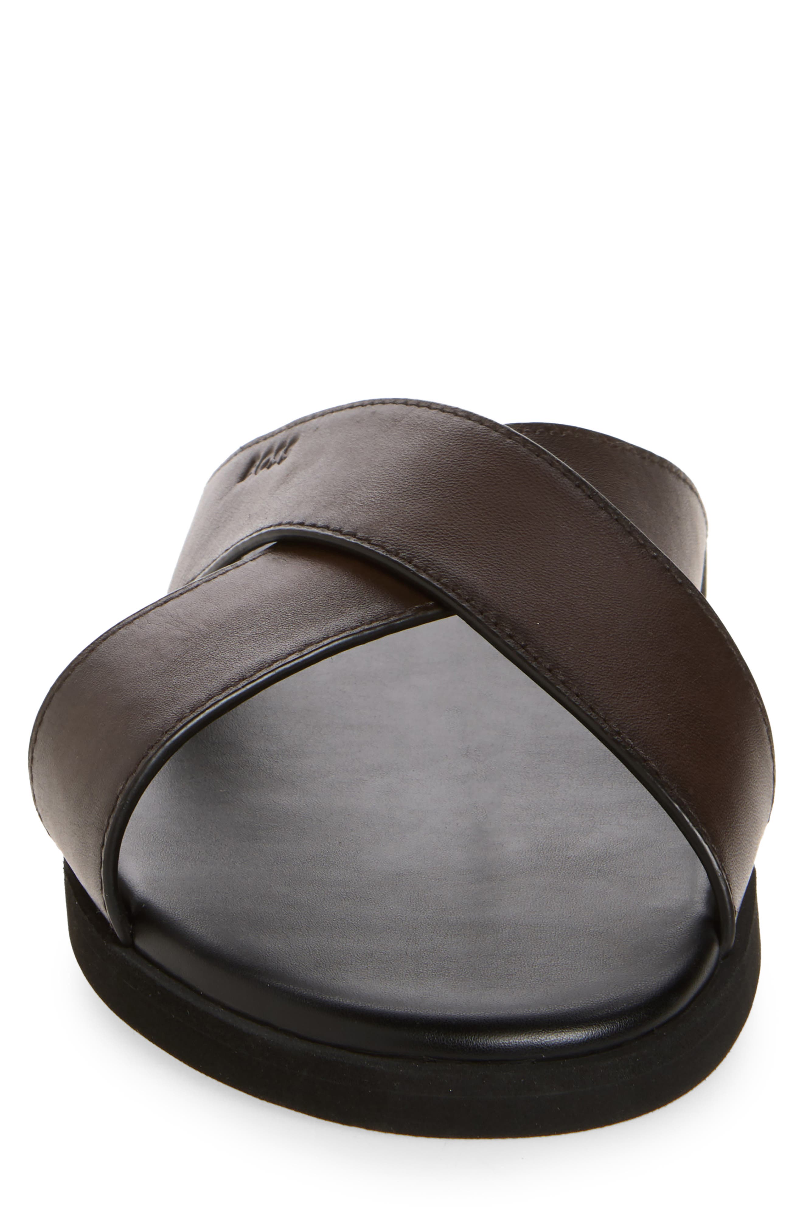 BOSS Darrel Crisscross Slide Sandal, Alternate, color, 
