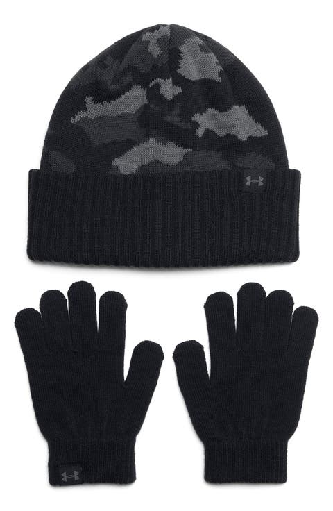 Kids' Cuffed Beanie & Glove Set (Big Kid)