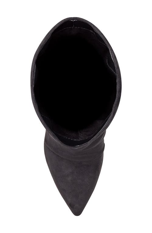 Marc Fisher Pointed Toe Knee High Boot In Black