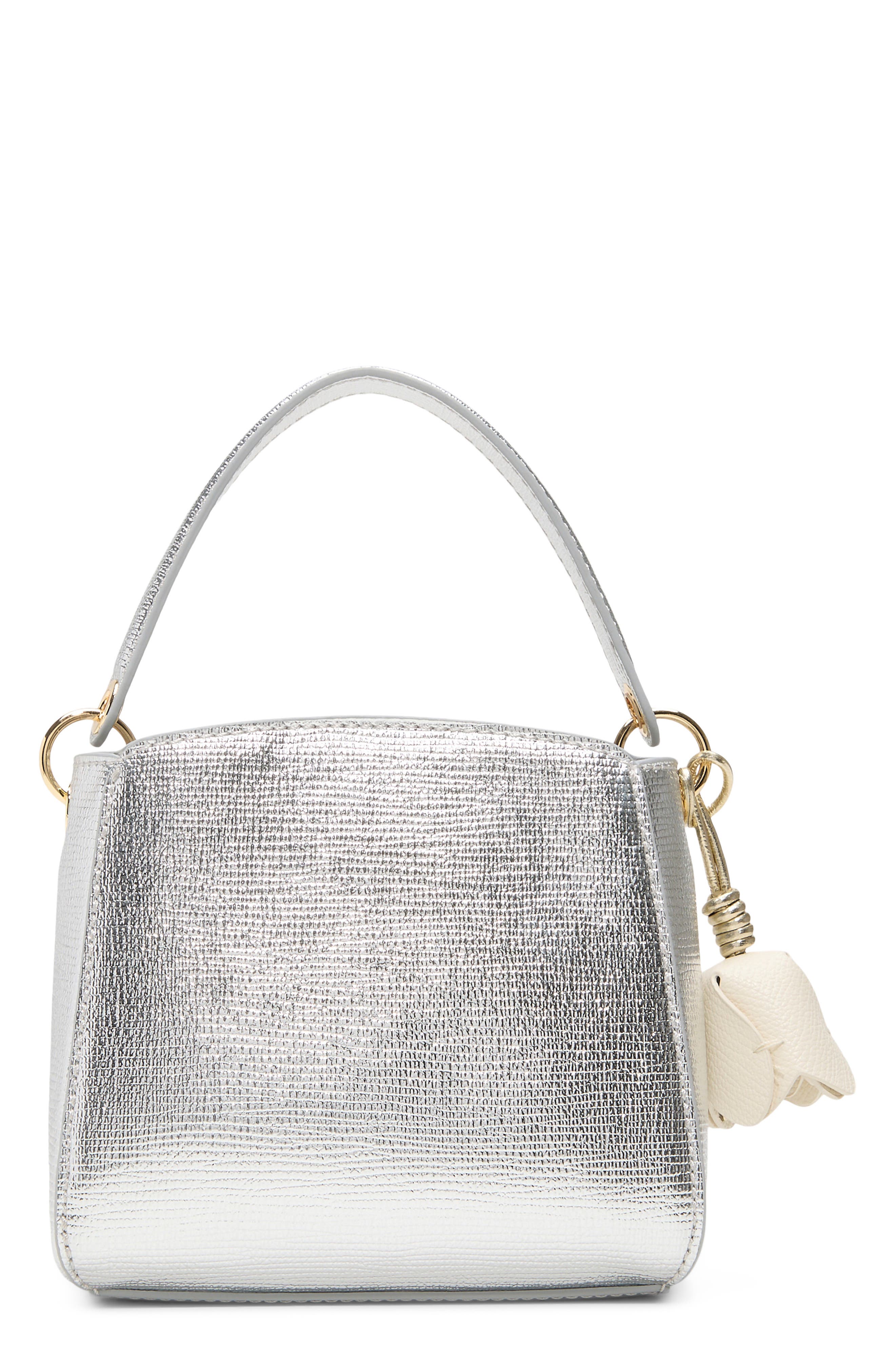 Polly Lizard Embossed Faux Leather Crossbody Bag