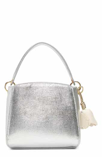 Polly Lizard Embossed Faux Leather Crossbody Bag