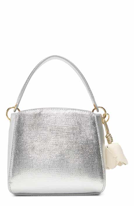 Polly Lizard Embossed Faux Leather Crossbody Bag
