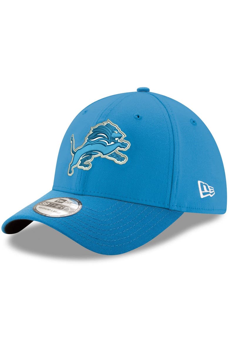 New Era Men's New Era Blue Detroit Lions 39THIRTY Flex Team Classic Hat, Main, color, 