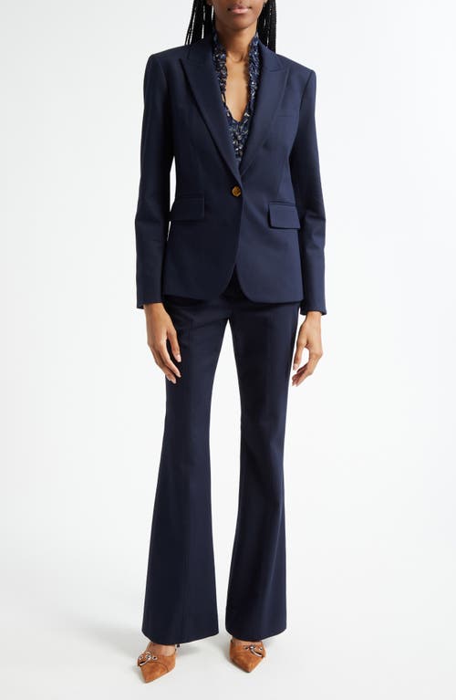 Veronica Beard Cutaway Dickey Jacket In Blue