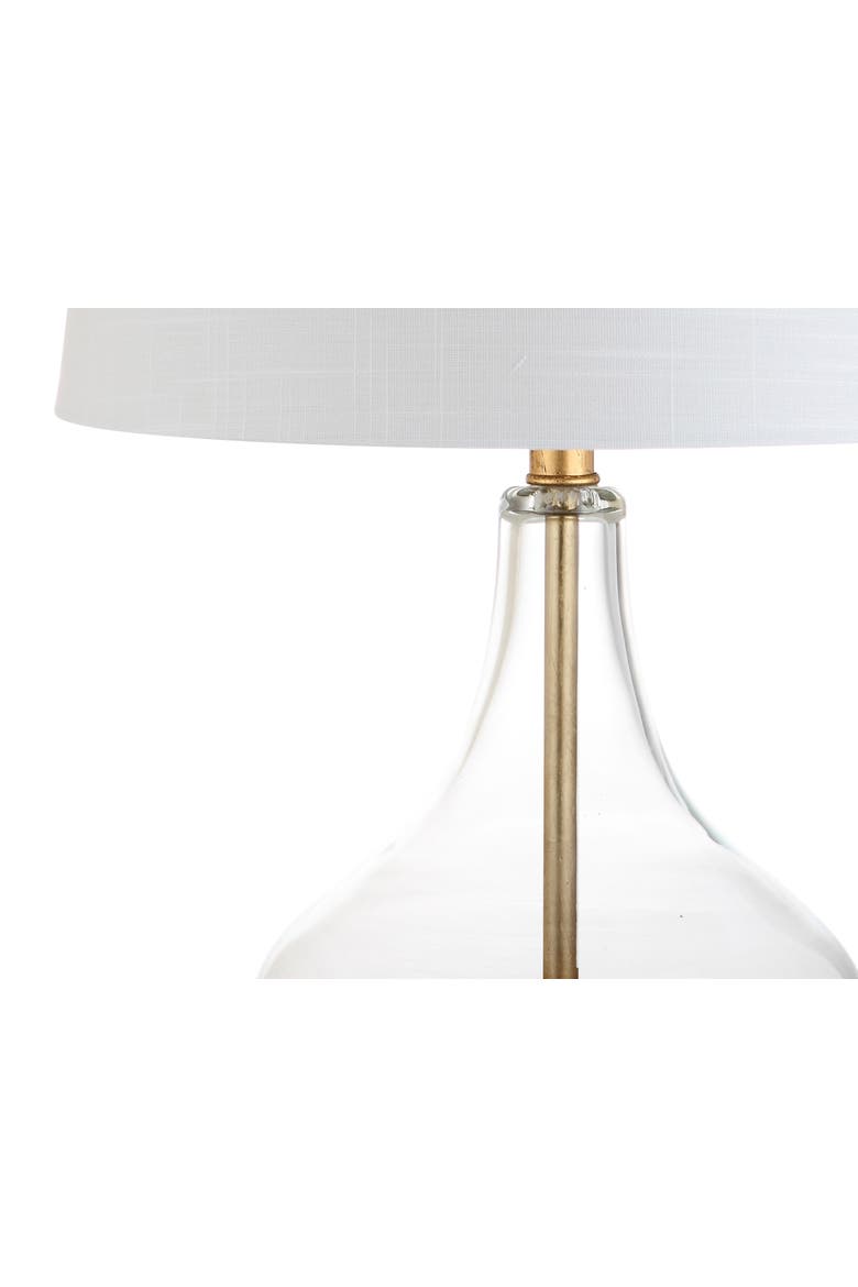 West Glass LED Table Lamp, Alternate, color, Clear/Gold
