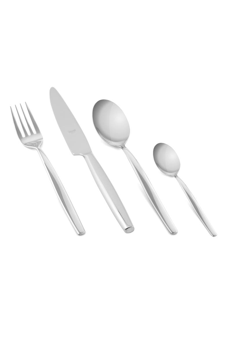 Mepra Sassonia Flatware Set - 24 Pieces, Main, color, Silver