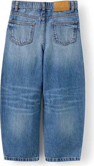 Kid's Unisex Barrel Leg Denim Jean