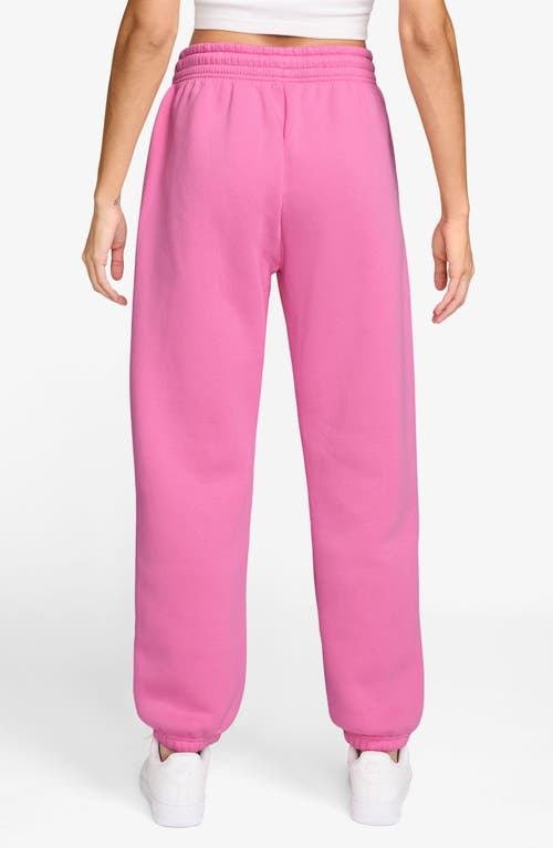Nike Sportswear Phoenix Fleece High-waisted Oversized Sweatpants In Pink