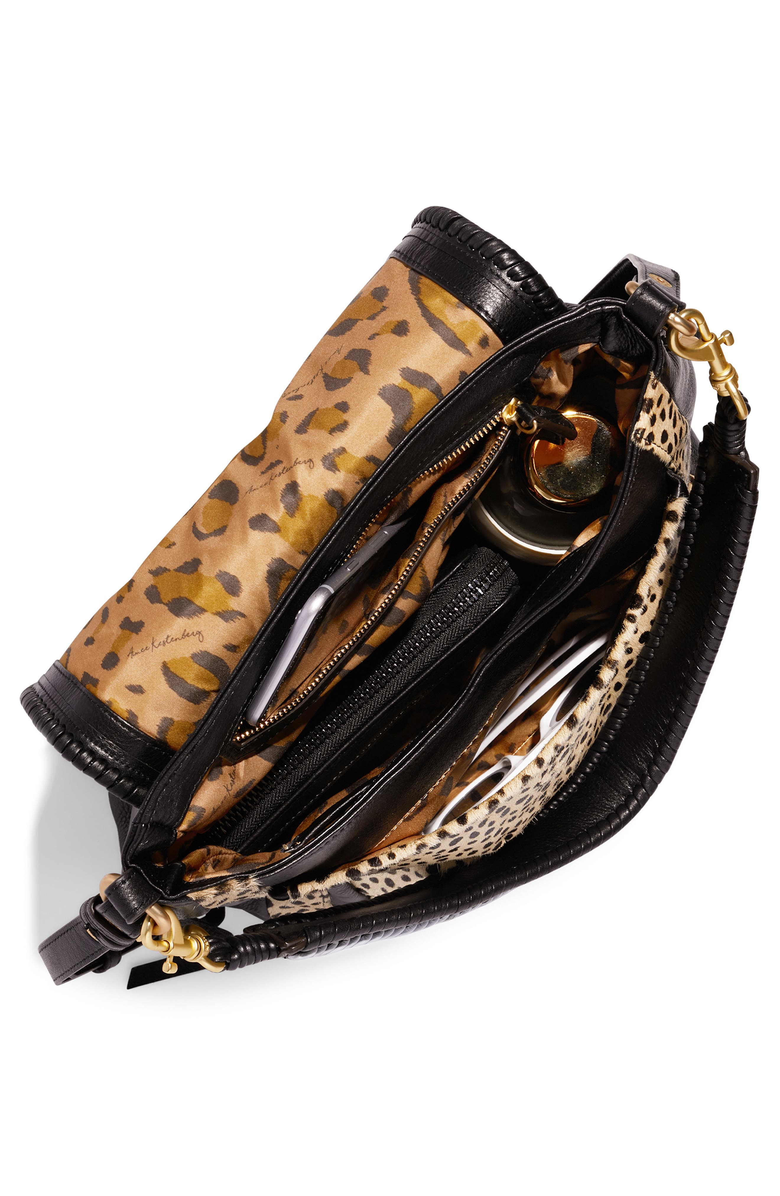 All For Love Convertible Leather Shoulder Bag, Alternate, color, BABY CHEETAH CALFHAIR