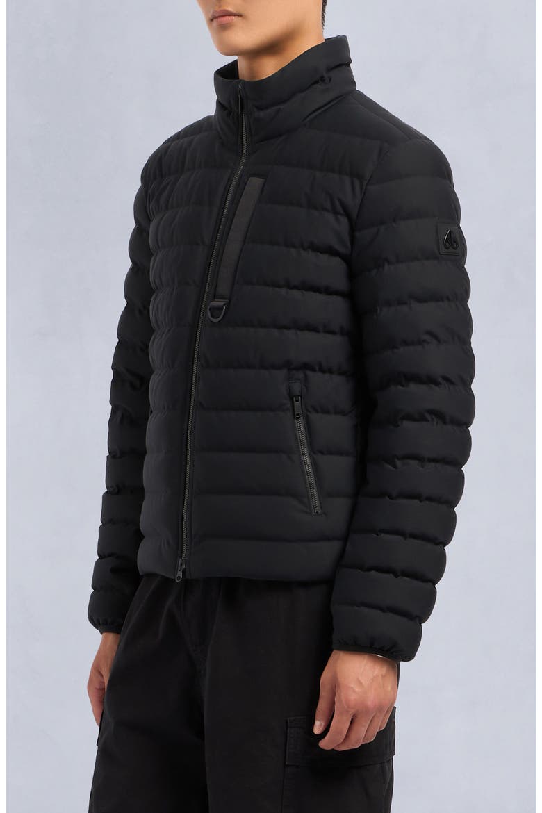 Laki Water Repellent Quilted Down Jacket, Alternate, color, BLACK