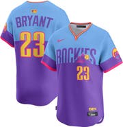 Nike Men's Nike Kris Bryant Purple/Light Blue Colorado Rockies 2025 City Connect Limited Player Jersey