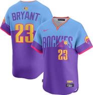 Nike Men's Nike Kris Bryant Purple/Light Blue Colorado Rockies 2025 City Connect Limited Player Jersey