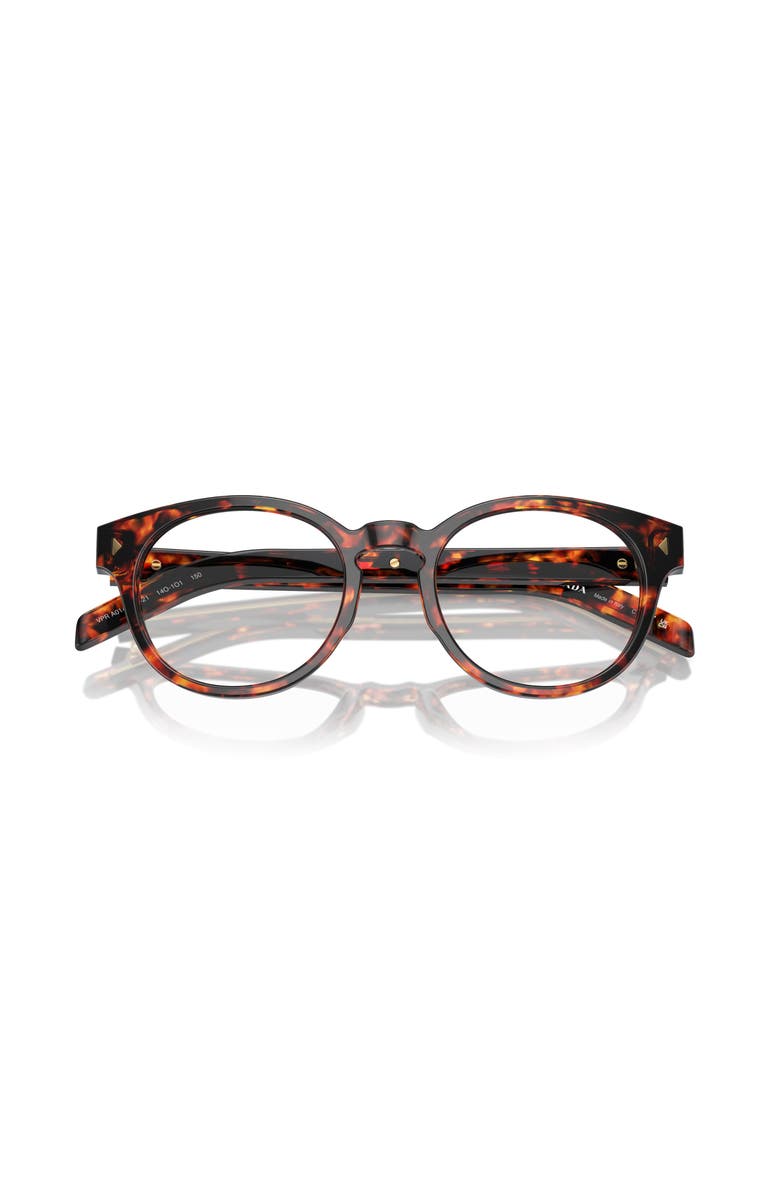 Prada 50mm Phantos optical glasses, Alternate, color, Tortoise