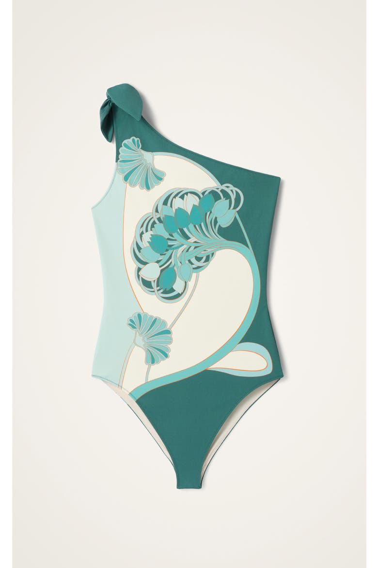 Goddess Suit, Alternate, color, Blooming Tulip Placée Menta