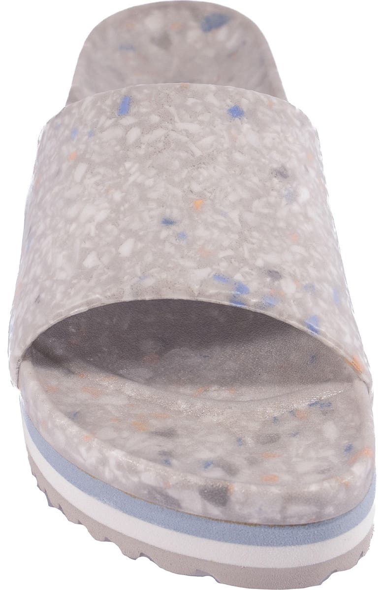 FLEKS East Beach Slide Platform Sandal, Alternate, color, Faded Denim