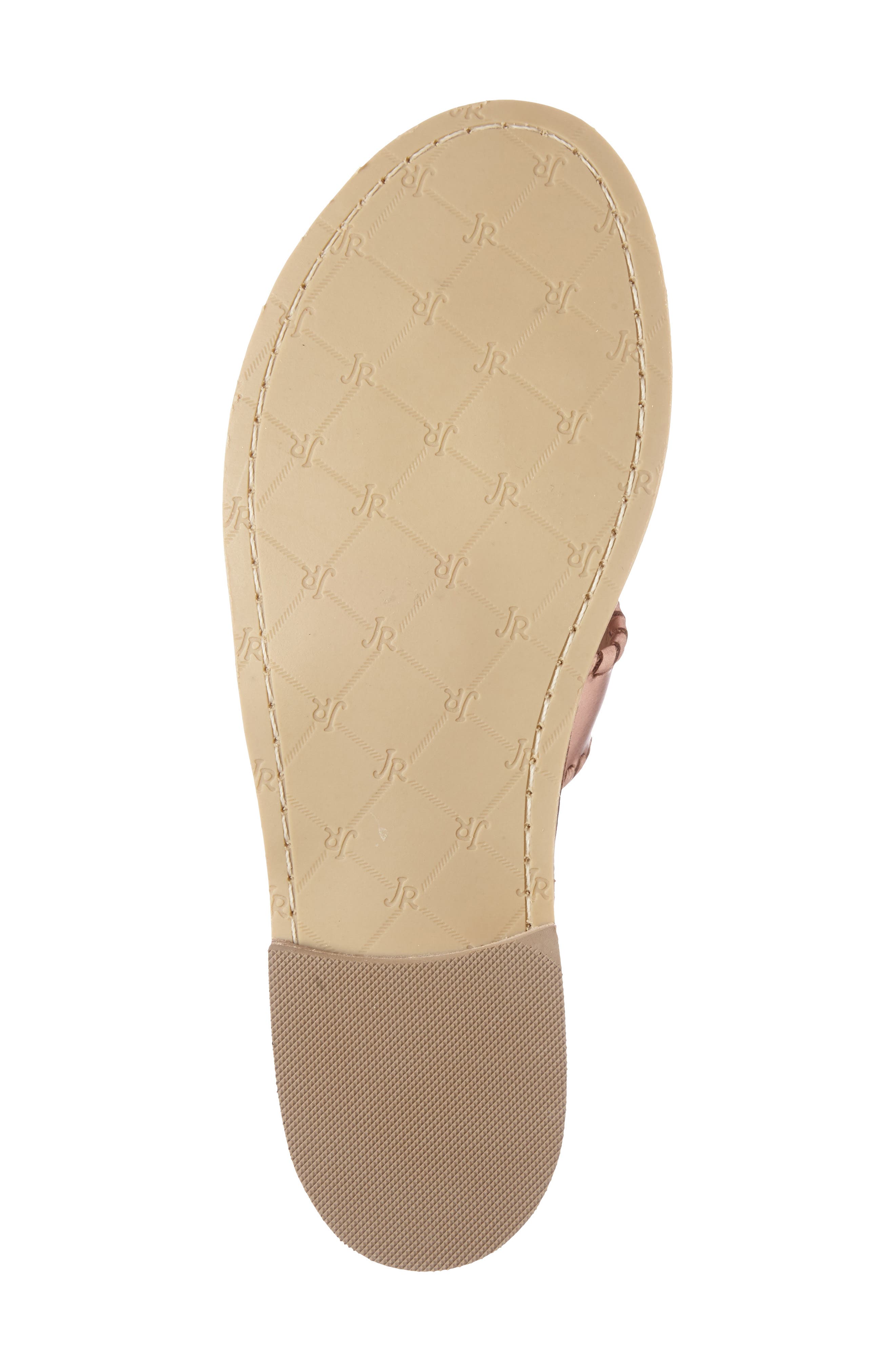 Hamptons Metallic Flip Flop, Alternate, color, ROSE GOLD