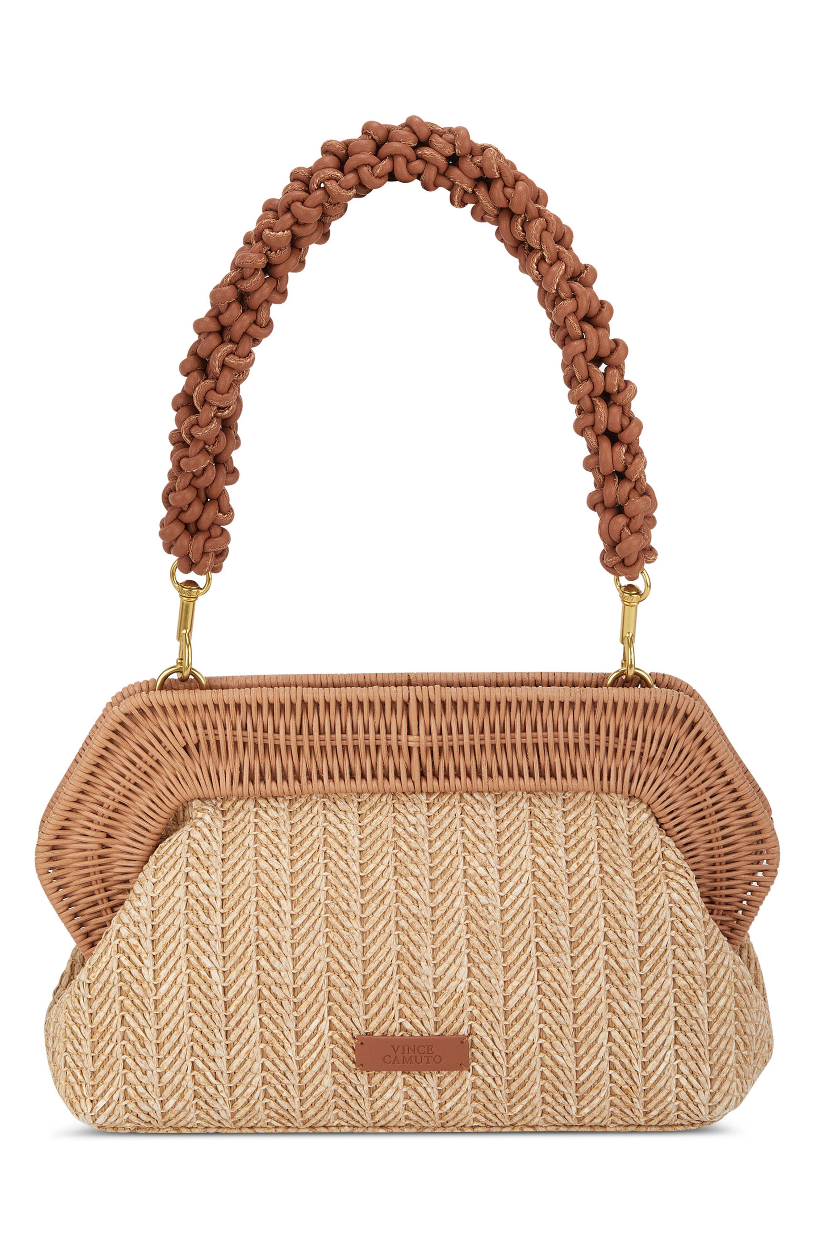 Vince Camuto Amari Woven Clutch, Alternate, color, 